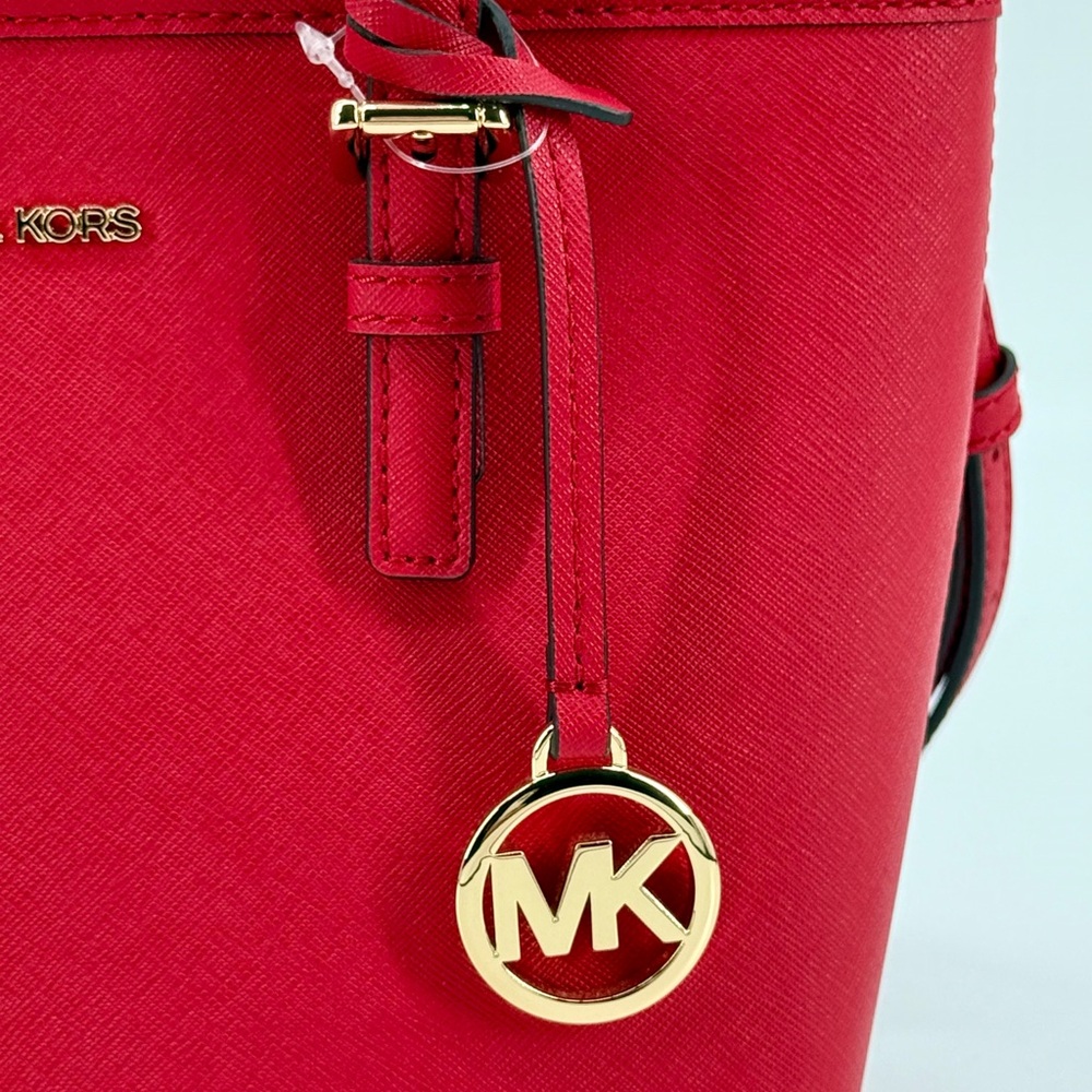 NWOT Michael Kors Scarlet Red Tote - Picture 2 of 7
